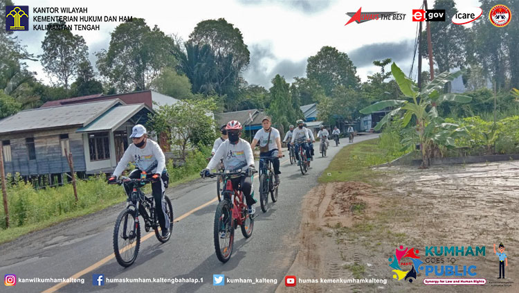 Giat Pagi Rutan Buntok, Bersepeda Santai Bersama