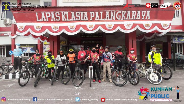 Gowes Bersama Lapas Palangka Raya