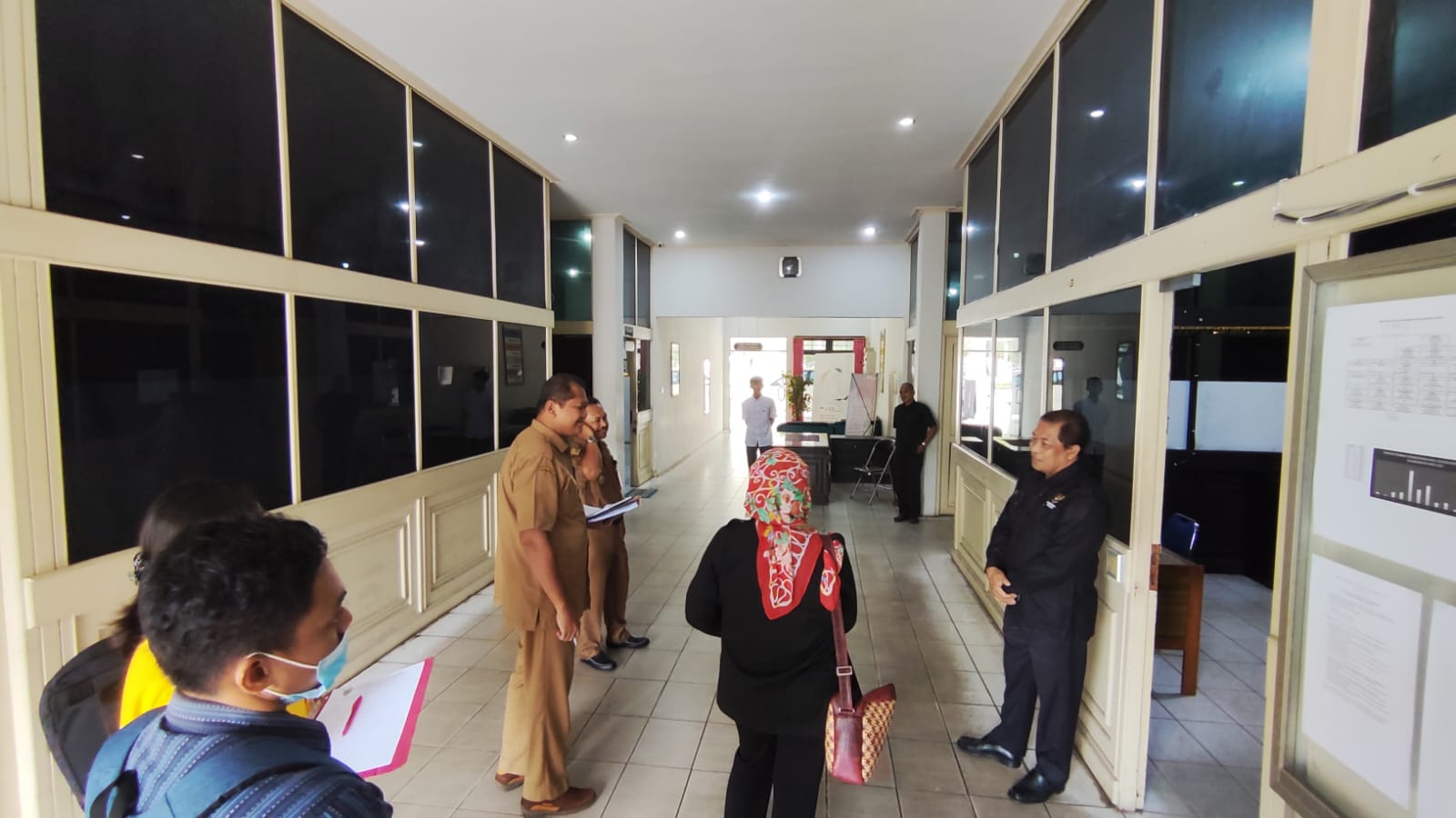 Disnakertrans Prov.  Kalteng Terima Visitasi Komisi Informasi Kalteng
