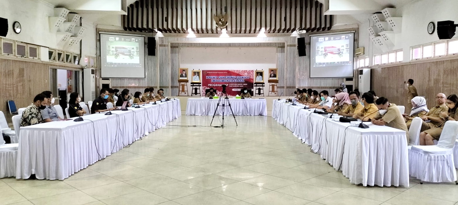 Bappedalitbang Prov. Kalteng Gelar Coaching Clinic 3 Implementasi SSK Program PPSP Kab. Barito Timur dan Kab. Murung Raya