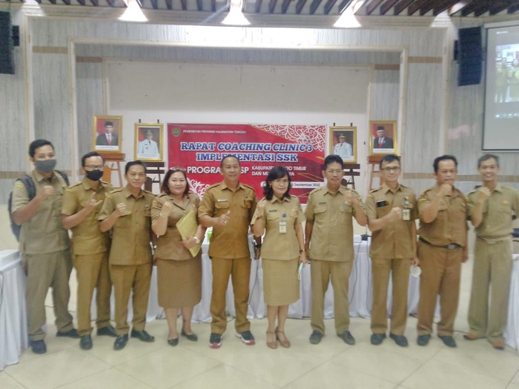 Bappedalitbang Prov. Kalteng Gelar Coaching Clinic 3 Implementasi SSK Program PPSP Kab. Barito Timur dan Kab. Murung Raya