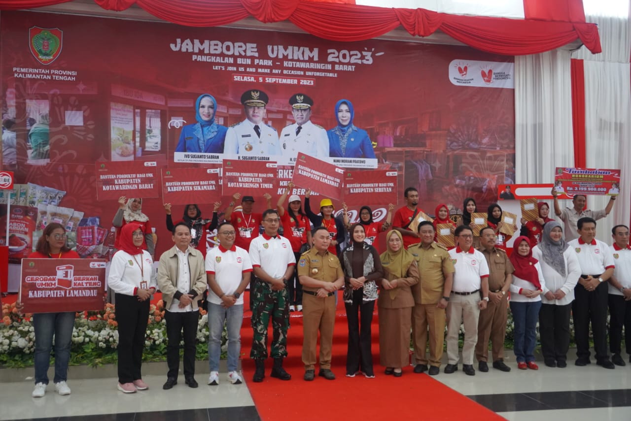 Gubernur Kalteng Sugianto Sabran Resmi Buka Jambore UMKM Wilayah Barat Tahun 2023