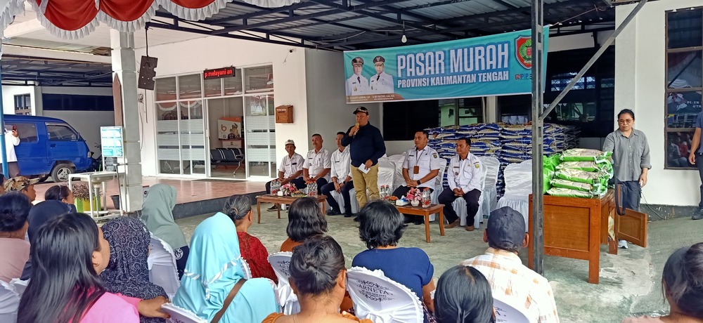Pemprov Kalteng Selenggarakan Pasar Murah Berkah di Kecamatan Bukit Batu Kota Palangka Raya