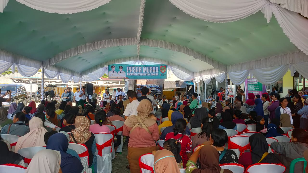 Pemprov Kalteng Kembali Adakan Pasar Murah Berkah di Masjid Ainul Yaqin Kabupaten Katingan