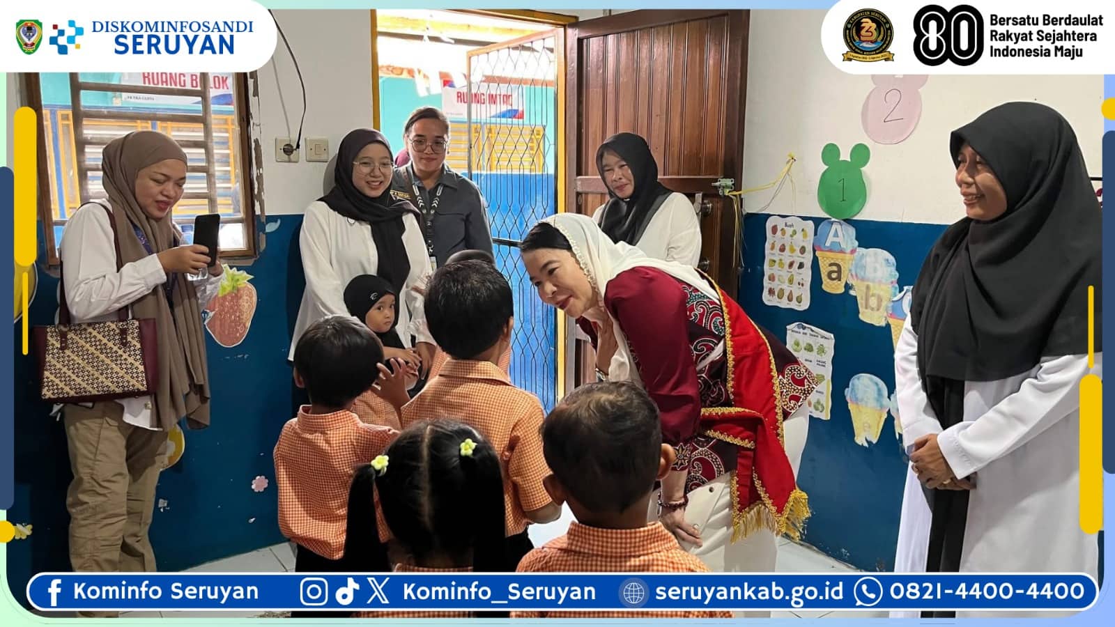 Bunda PAUD Seruyan Gelar Monitoring Parenting di TK Ekacahya dan TK Asseruyaniah I Kuala Pembuang
