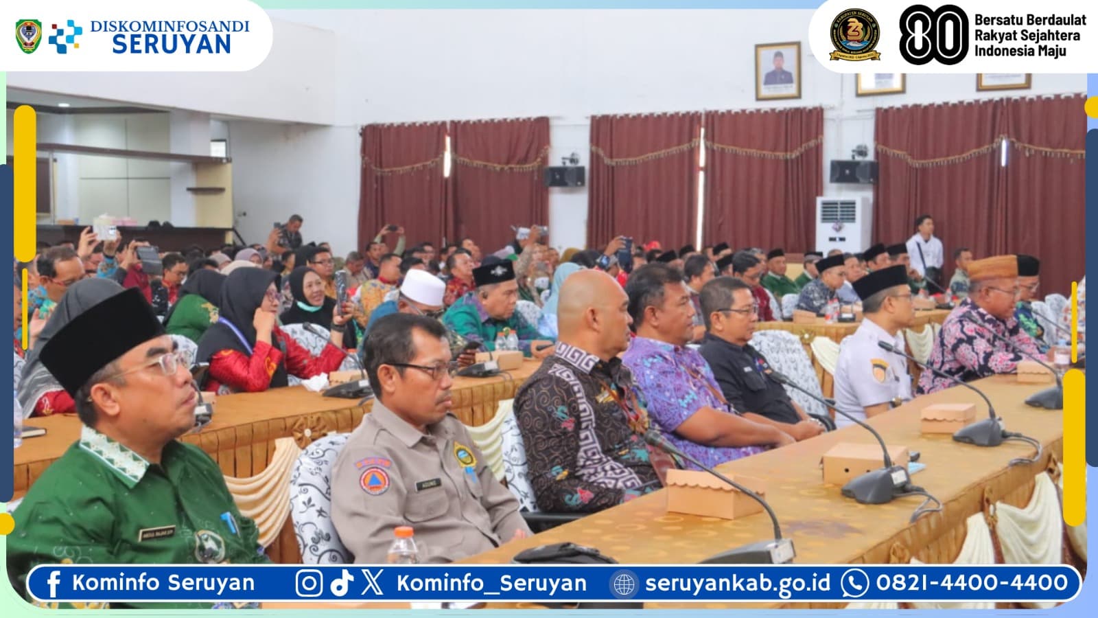 Bupati Seruyan Resmi Buka Seminar Koperasi Merah Putih Perkuat Kemandirian Ekonomi Masyarakat
