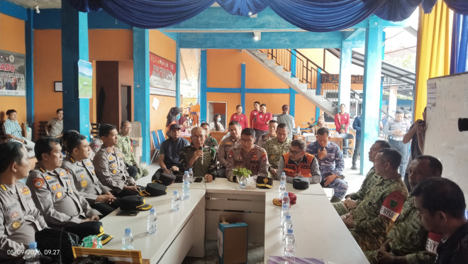 Wakapolda Kalteng Tinjau Posko Karhutla Kobar, Pastikan Penanganan Berjalan Terpadu