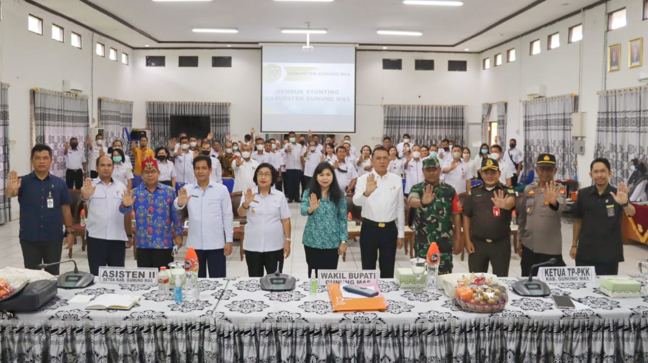 Pemkab Gumas Gelar Kegiatan Rembuk Stunting Tahun 2022