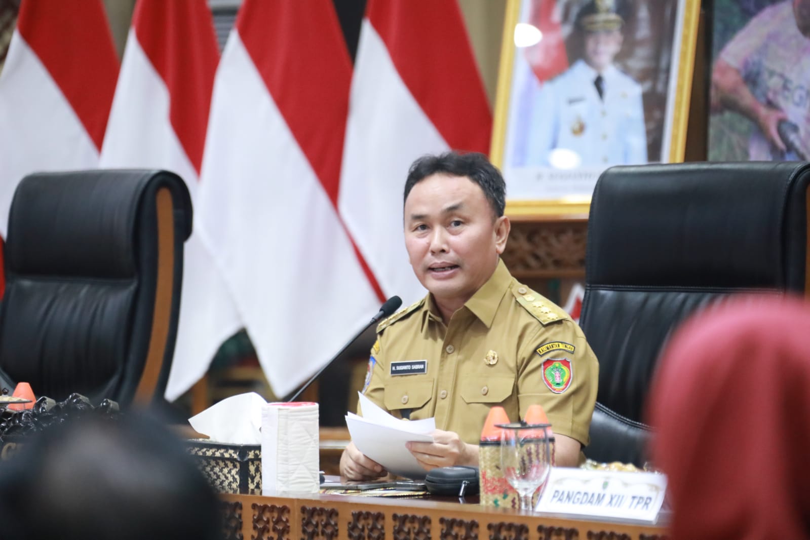 Gubernur Sugianto Sabran Pimpin Rakor Penanggulangan Karhutla, Pengendalian Inflasi dan Ketahanan Pangan di Wilayah Provinsi Kalteng