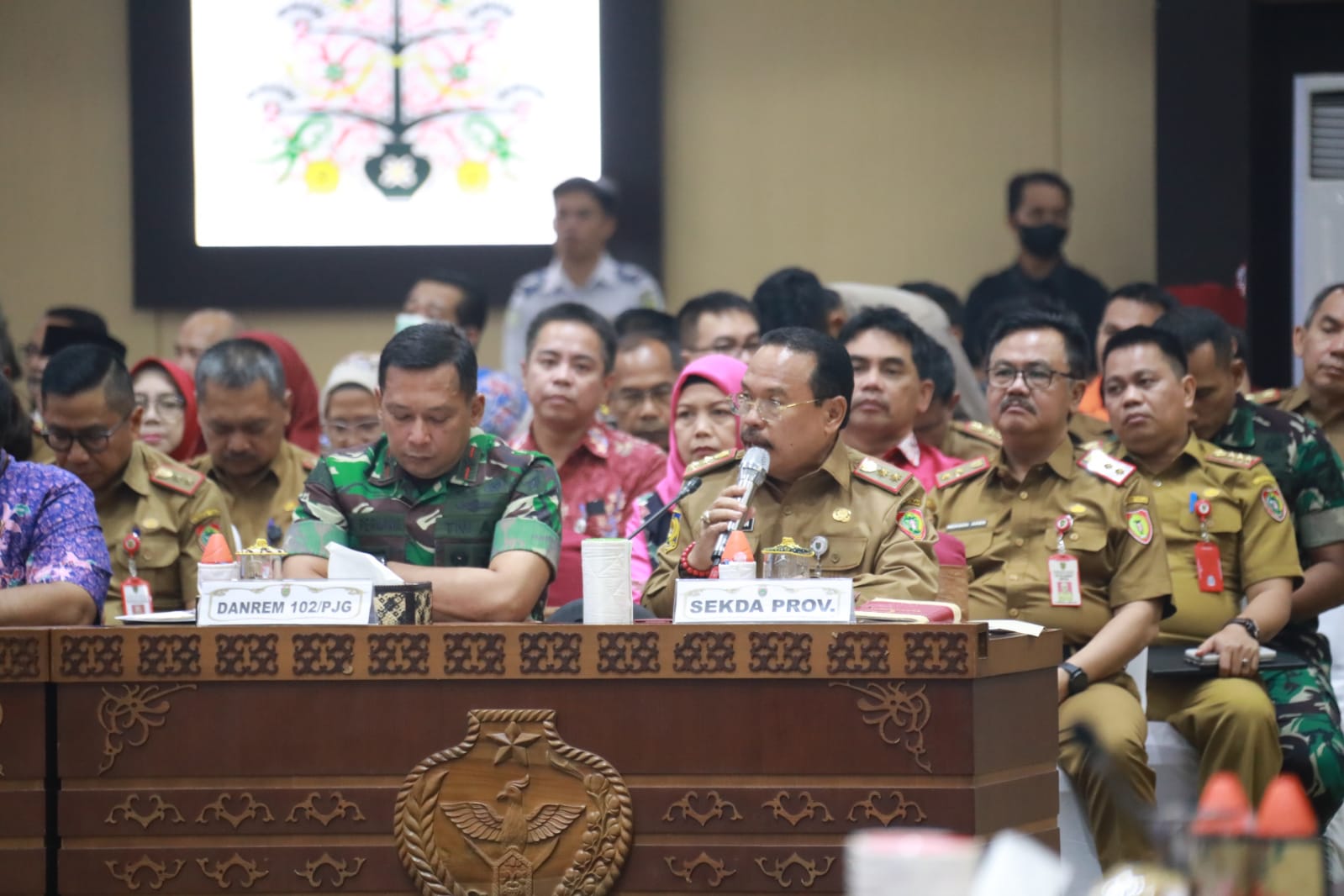 Gubernur Sugianto Sabran Pimpin Rakor Penanggulangan Karhutla, Pengendalian Inflasi dan Ketahanan Pangan di Wilayah Provinsi Kalteng