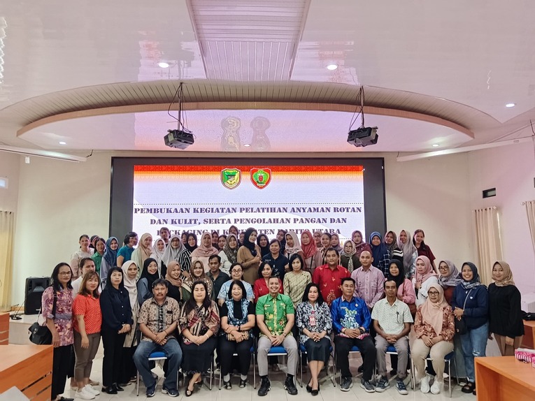 Disdagperin Prov. Kalteng Adakan Pelatihan Industri Kecil Menengah di Kabupaten Barito Utara