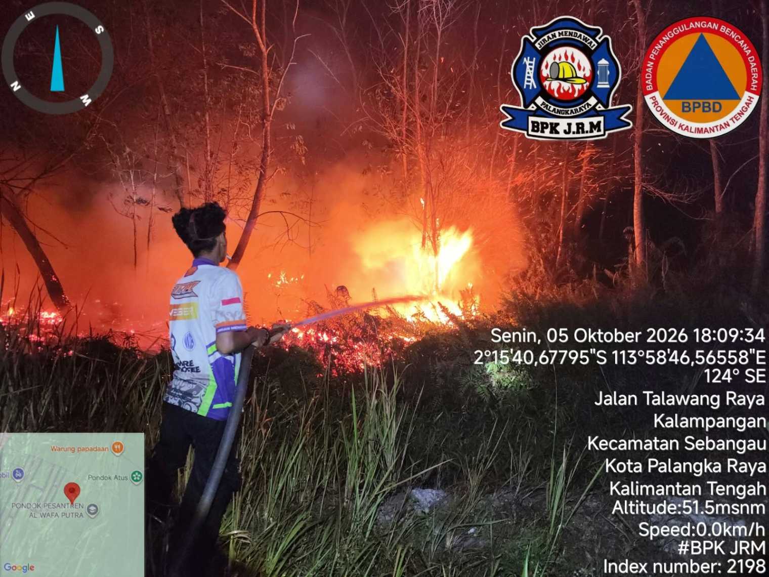 Karhutla Kalteng Terus Ditangani, 137,18 Hektare Berhasil Dipadamkan