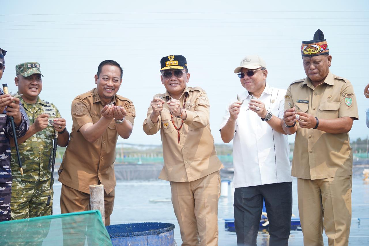 Gubernur Kalteng Dorong Optimalisasi Tambak Udang Vaname Sukamara untuk Tingkatkan Pendapatan Daerah