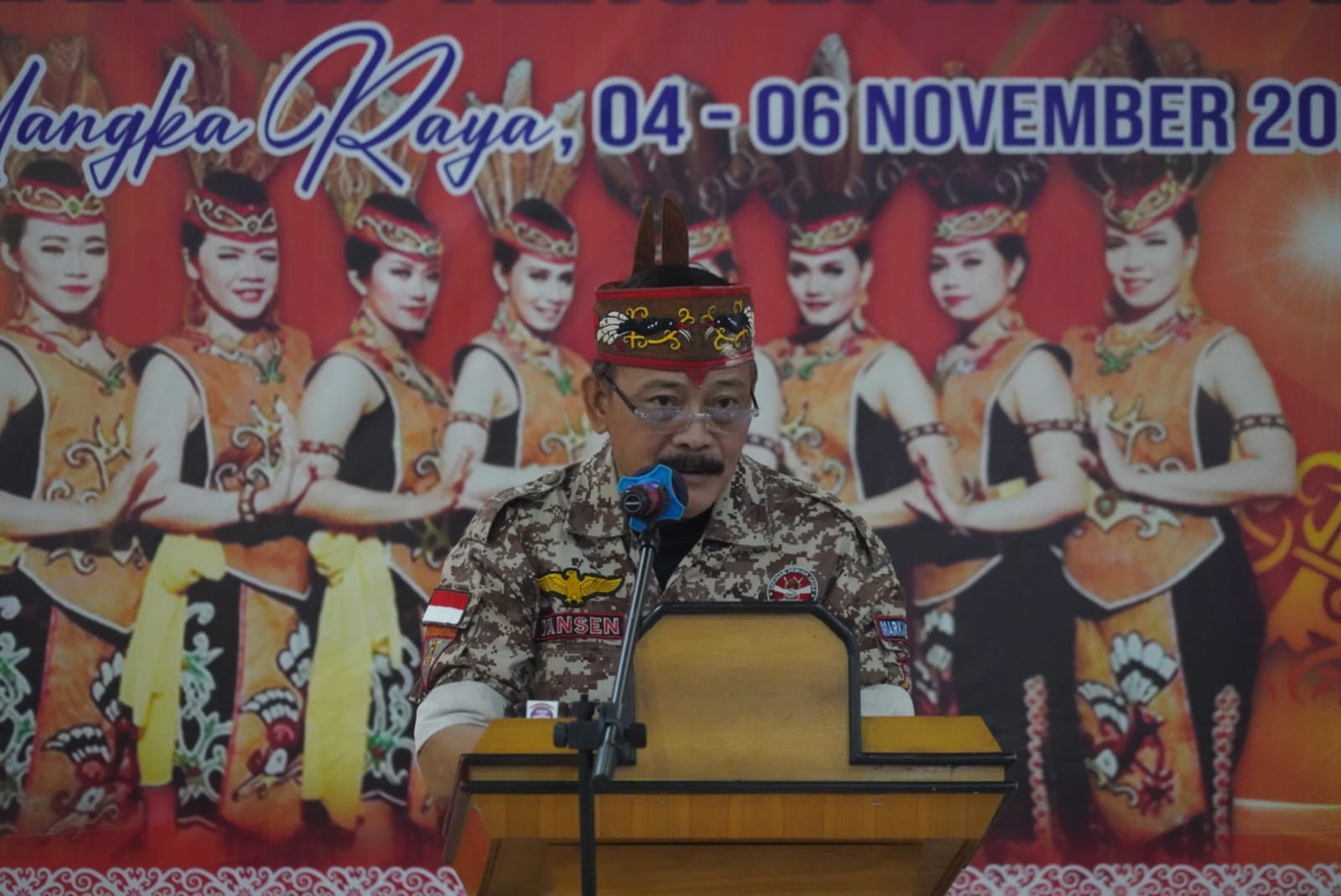 Wagub Edy Pratowo Buka Konferensi Provinsi II Gerdayak Indonesia Kalimantan Tengah