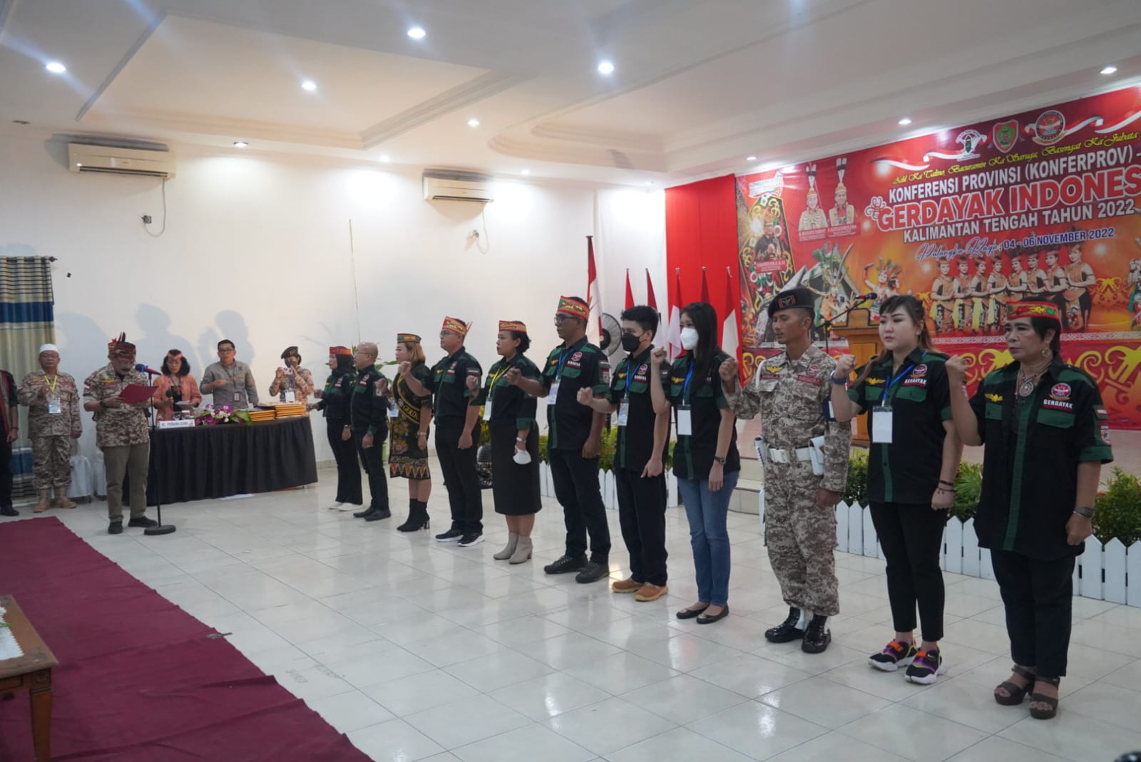 Wagub Edy Pratowo Buka Konferensi Provinsi II Gerdayak Indonesia Kalimantan Tengah