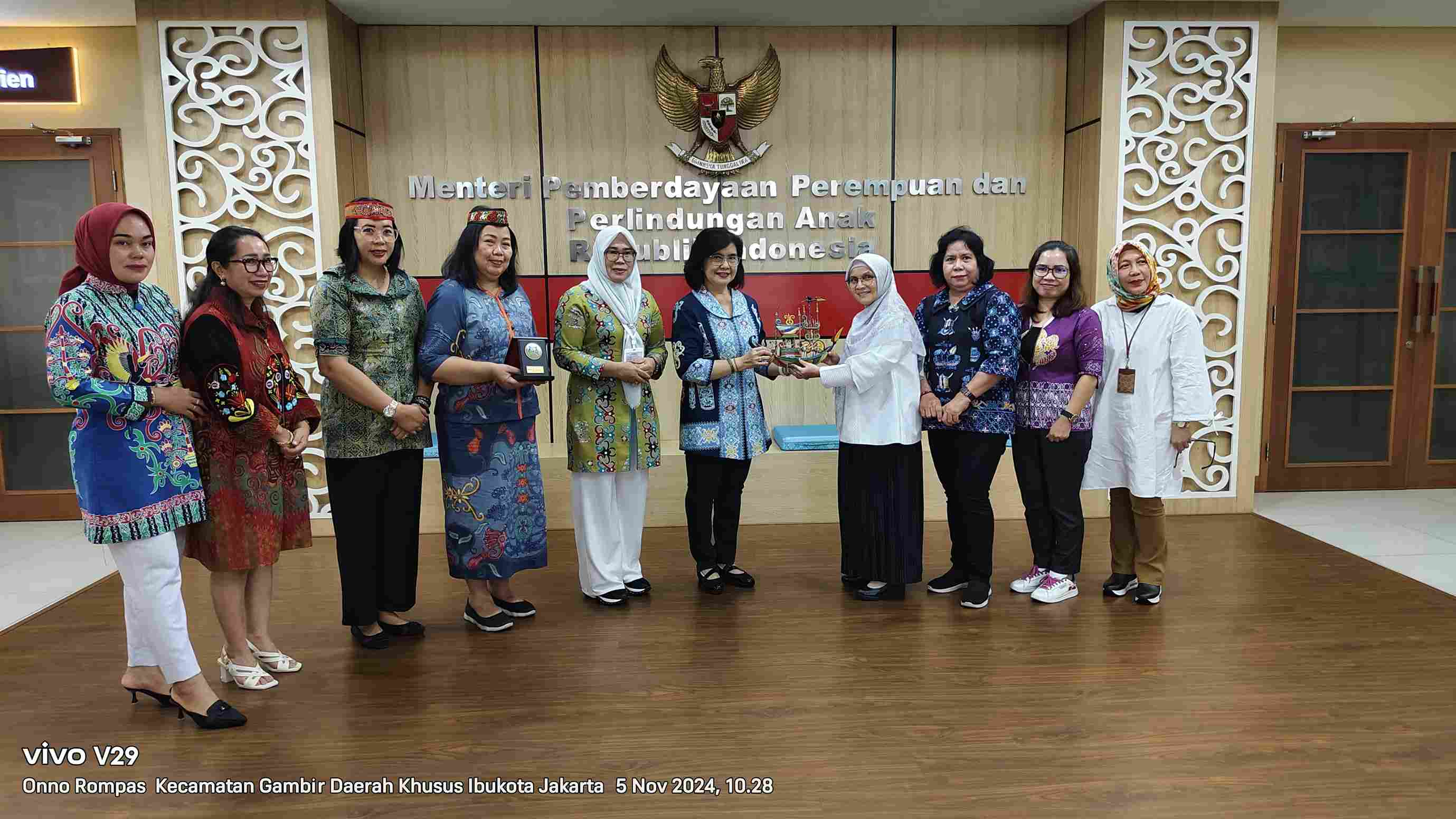 DP3APPKB Bersama DAD Prov. Kalteng Kunjungi Kementerian PPPA RI
