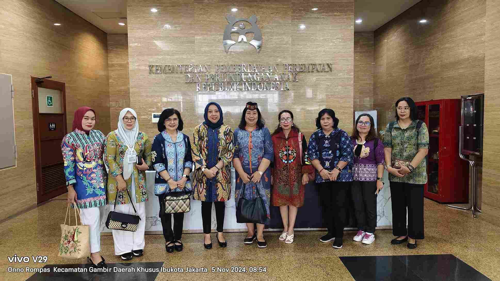 DP3APPKB Bersama DAD Prov. Kalteng Kunjungi Kementerian PPPA RI