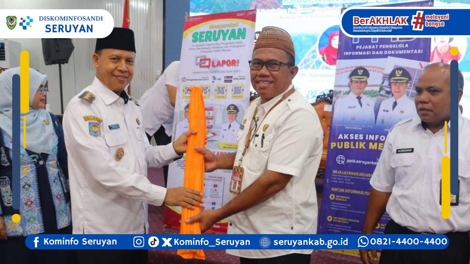 Menuju Pemerintahan Terbuka, Wabup Seruyan Buka Bimtek Peningkatan Kapasitas PPID