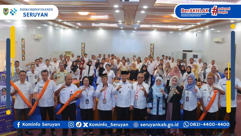 Menuju Pemerintahan Terbuka, Wabup Seruyan Buka Bimtek Peningkatan Kapasitas PPID