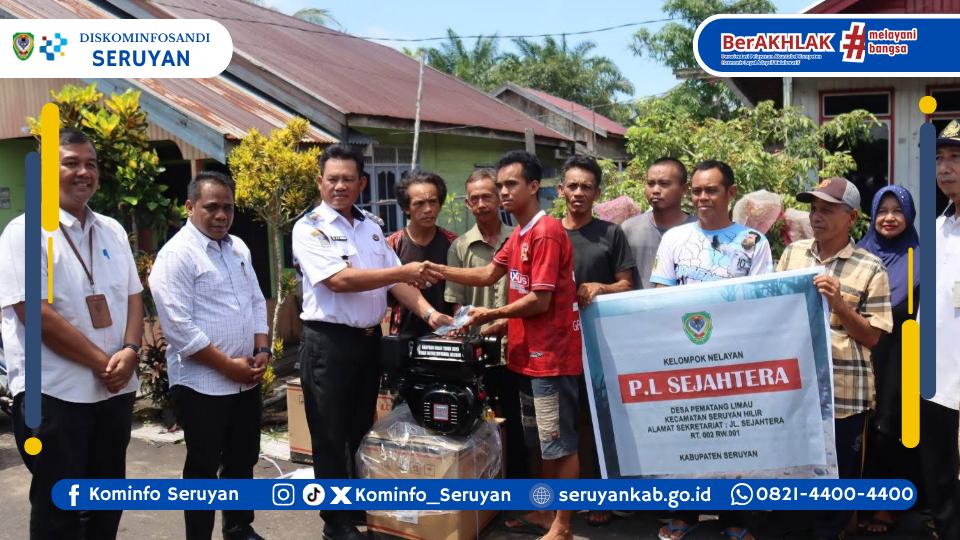 Tingkatkan Kesejahteraan Nelayan, Bupati Seruyan Serahkan Bantuan Sarpras Perikanan