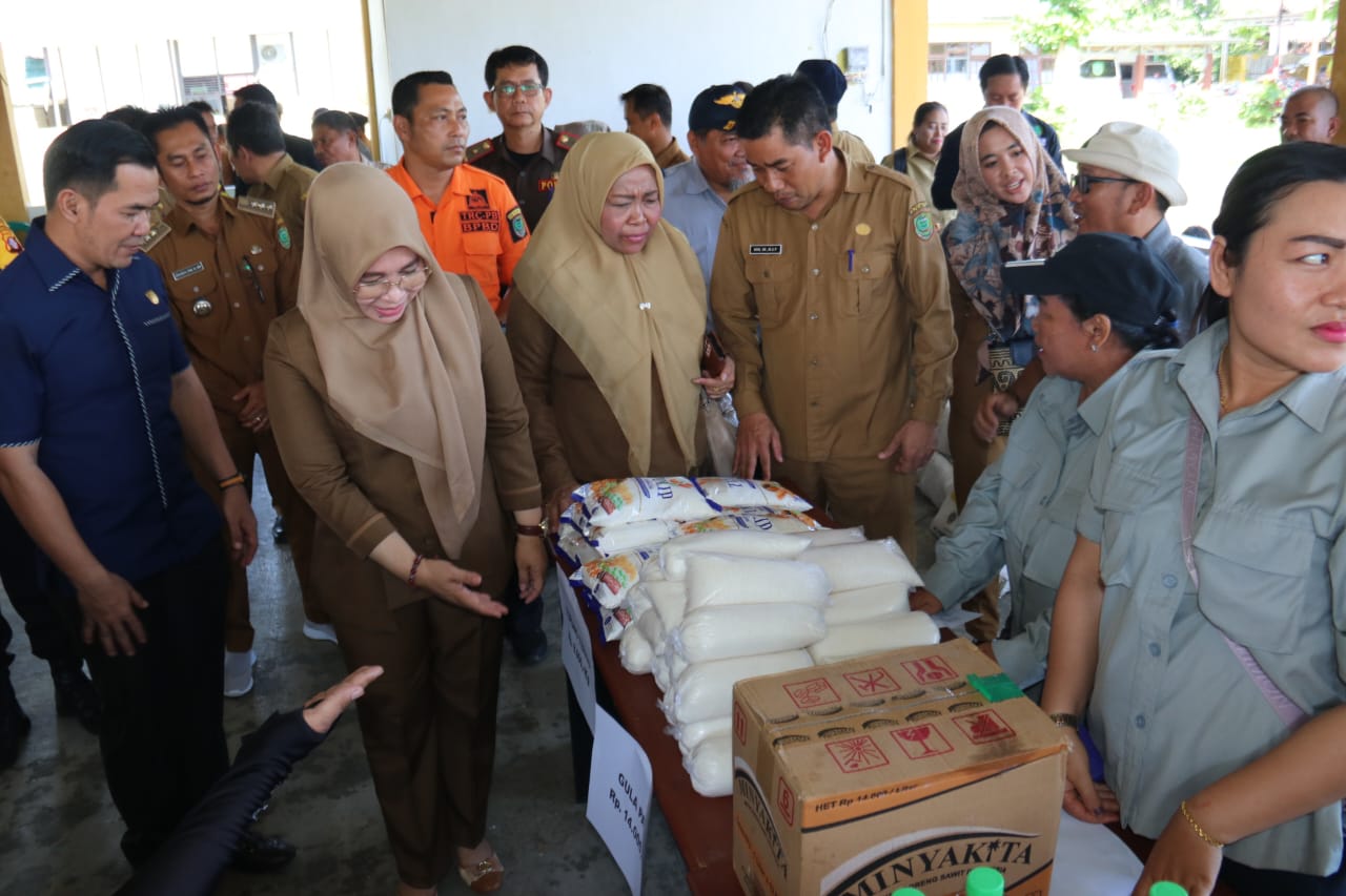 Stabilisasi Pasokan dan Harga Pangan Daerah, Dinas Ketahanan Pangan Kabupaten Pulang Pisau Gelar GPM di Kecamatan Maliku