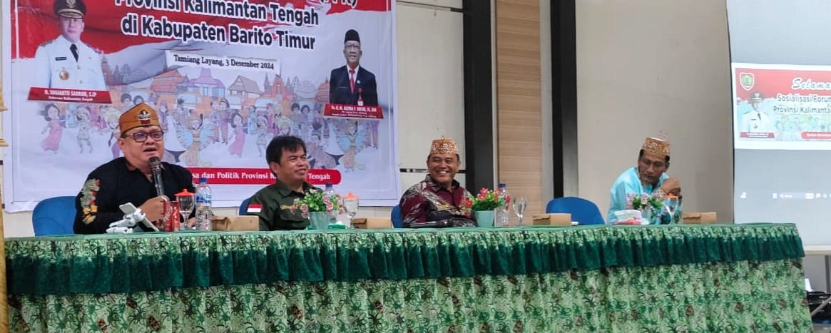 Pemprov Kalteng Buka Forum Pembauran  Kebangsaan (FPK) Tahun 2024, Fokuskan Jaga Kerukunan dan Minimalisir Konflik Etnis di Kalteng