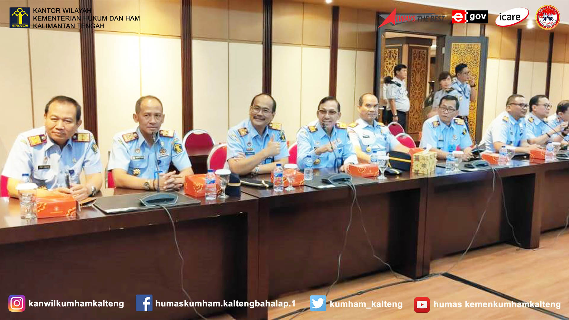 Kakanwil Terima Arahan Sekjen Kemenkumham RI di Jakarta