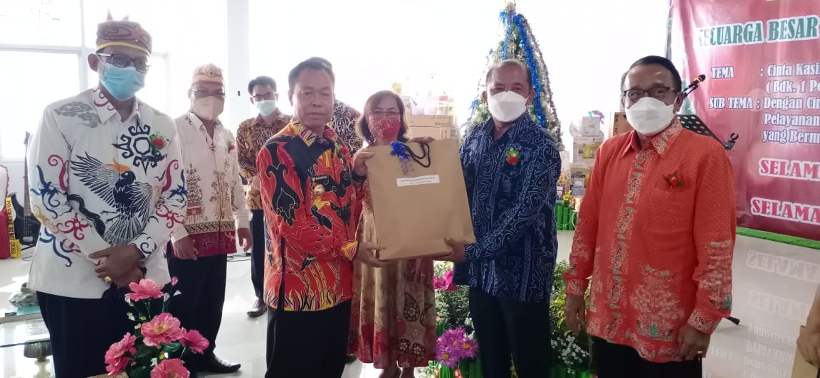Bupati Katingan Hadiri Perayaan Natal Dinas Kesehatan Kabupaten Katingan