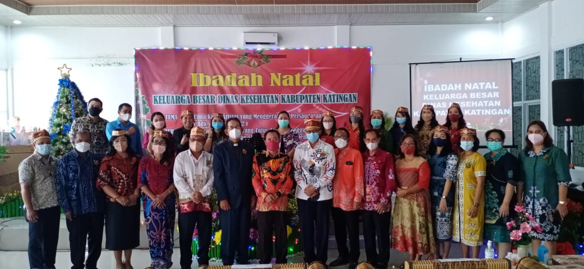 Bupati Katingan Hadiri Perayaan Natal Dinas Kesehatan Kabupaten Katingan