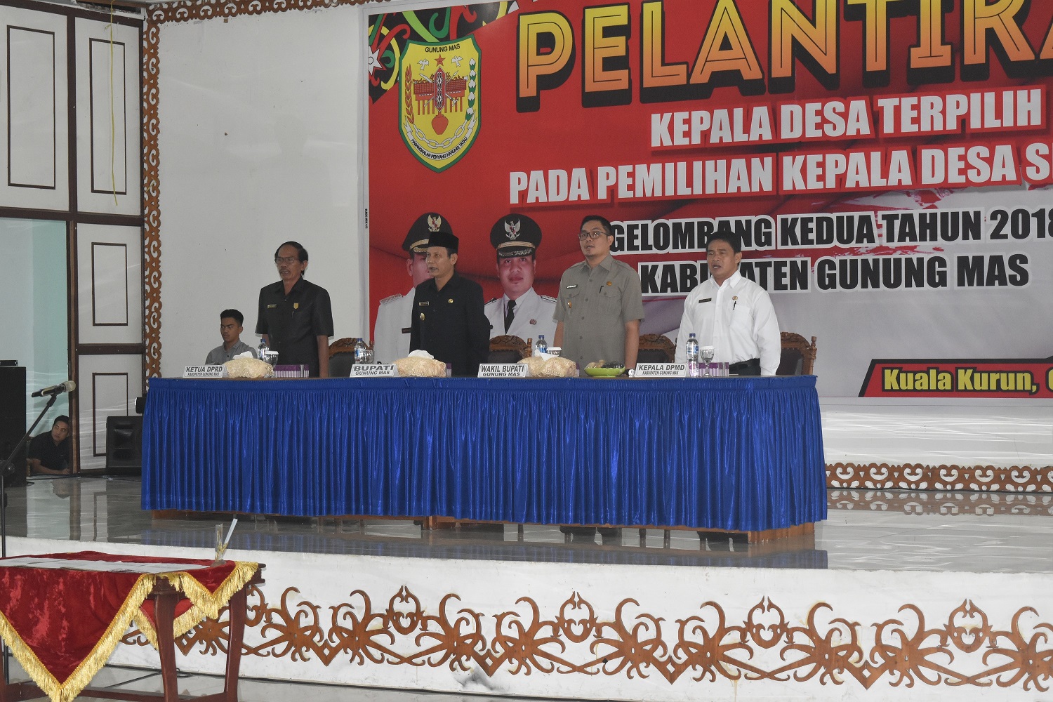 Pelantikan Kades Terpilih Tahap Ke-2 Periode 2018-2024