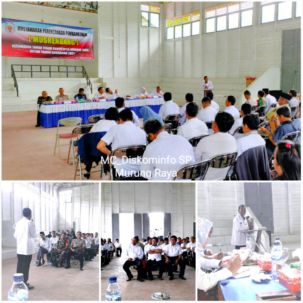Musrenbang Kecamatan Tanah Siang Berjalan Lancar