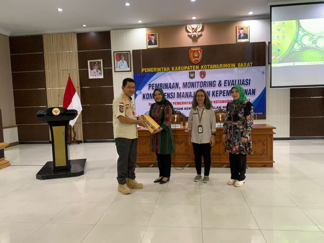 Pemkab Kobar bersama Kemendagri Lakukan Koordinasi Pembinaan Kompetensi ASN