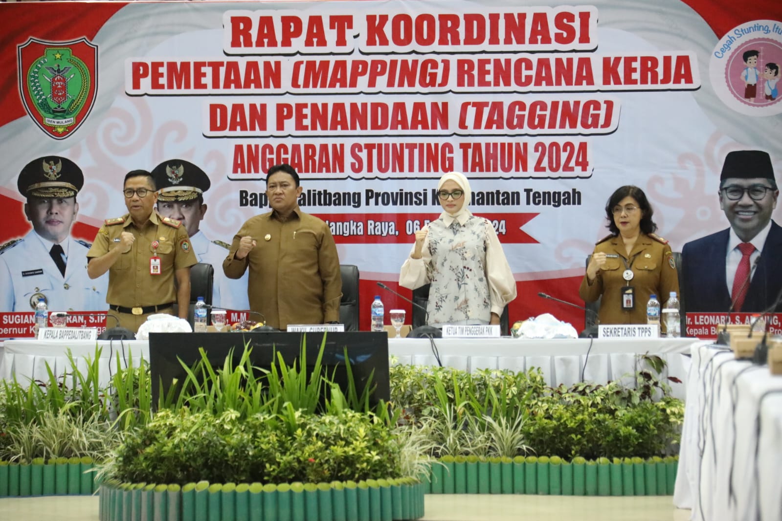 Wagub Edy Pratowo Buka Rakor Pemetaan (Mapping) Rencana Kerja dan Penandaan (Tagging) Anggaran Stunting Tahun 2024