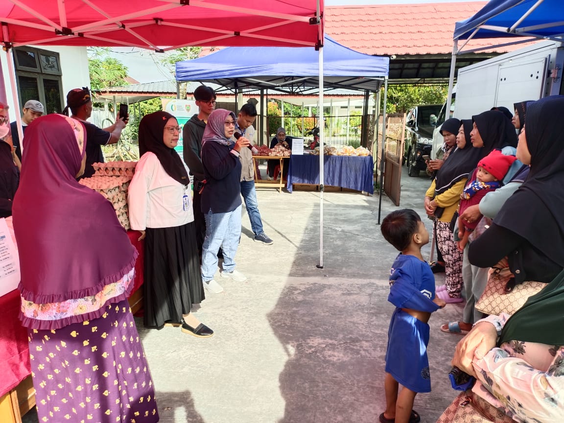 Dinas Ketahanan Pangan Prov. Kalteng Adakan Gerakan Pangan Murah