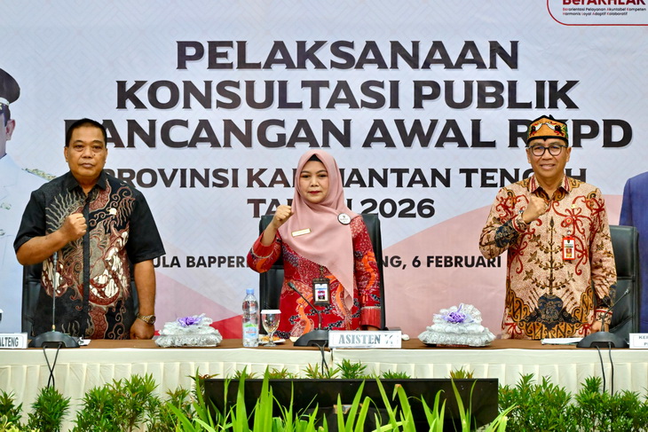 Bapperida Provinsi Kalteng Gelar Konsultasi Publik Ranwal RKPD Prov Kalteng 2026