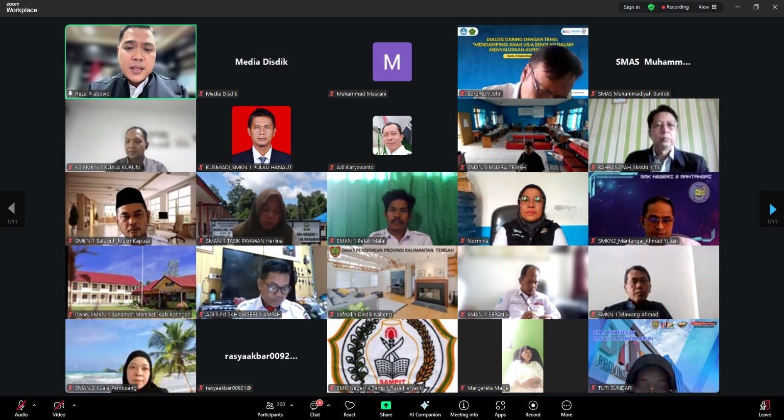 Skema Baru Sekolah Gratis Berbasis Kartu Huma Betang Dipaparkan Plt. Kadisdik Kalteng