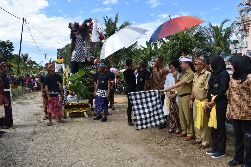 Ini Pesan Bupati Saat Melepas Pawai Ogoh - Ogoh