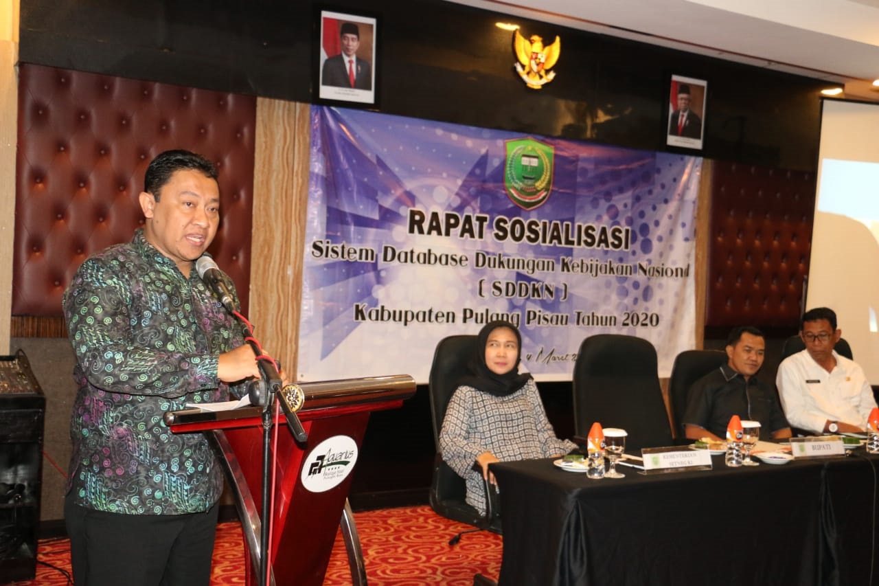 Pemkab Pulang Pisau Bekerjasama Kemenset RI Gelar Rapat SDDKN Untuk Integrasi Database