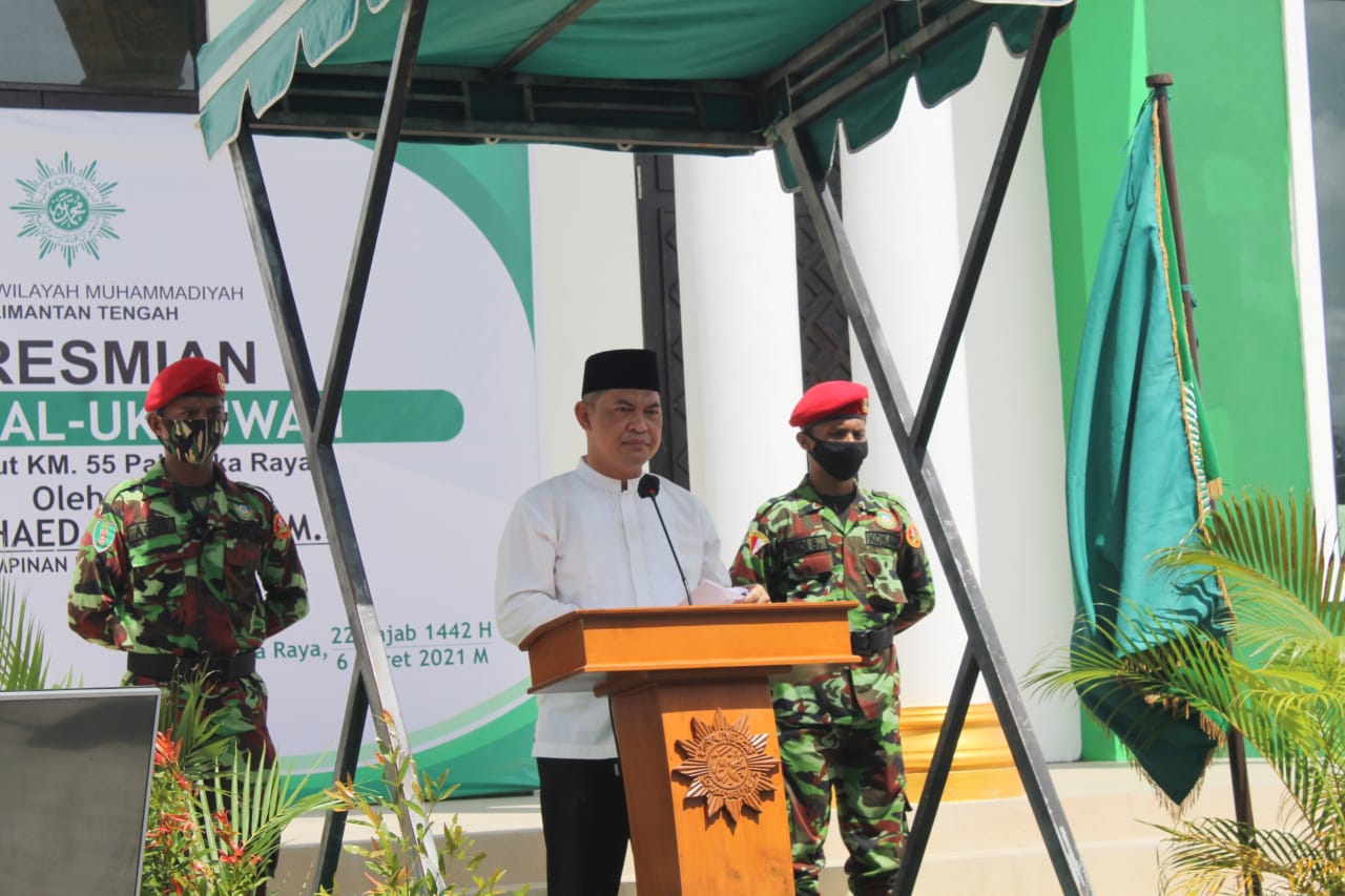 Sekda Kalteng Hadiri Peresmian Masjid Al-Ukhuwah, Palangka Raya