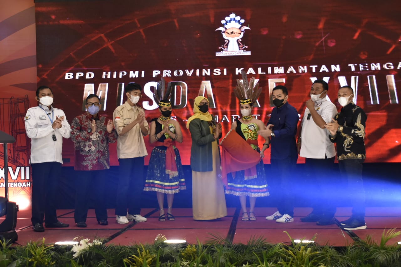 Asisten Adum Lies Fahimah Buka MUSDA XVII BPD HIPMI Kalteng 