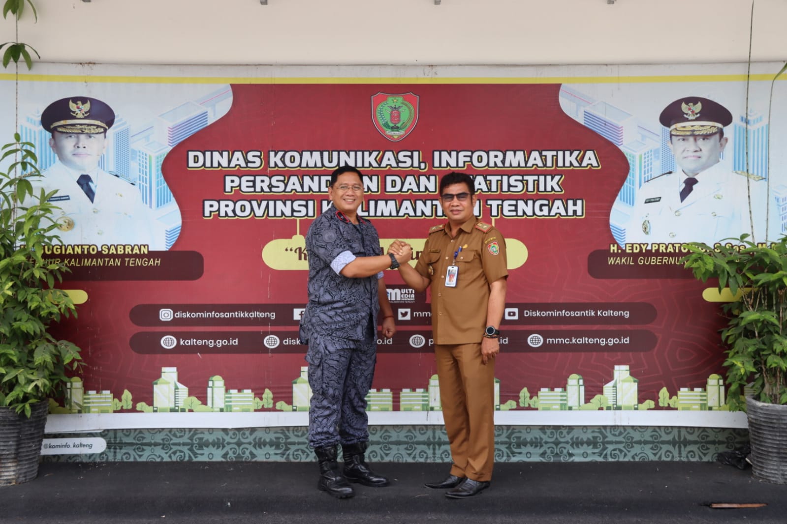 Kominfosantik Bersama BNNP Kolaborasi Berantas Narkoba di Wilayah Kalteng