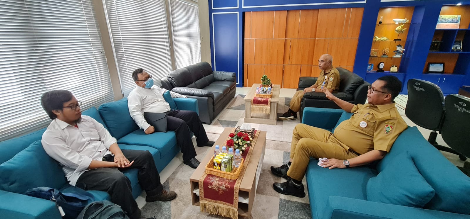 Perkuat Program Shrimp Estate, Dislutkan Terima Kunjungan Perwakilan BPKP Prov. Kalteng 