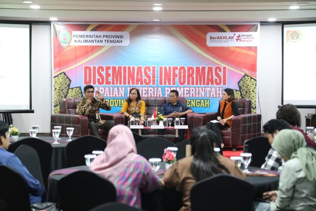 Buka Diseminasi Informasi Capaian Kinerja Pemprov Kalteng, Kadis Kominfosantik Agus Siswadi : Dunia Pers Memiliki Peran Penting  bagi Pemerintah