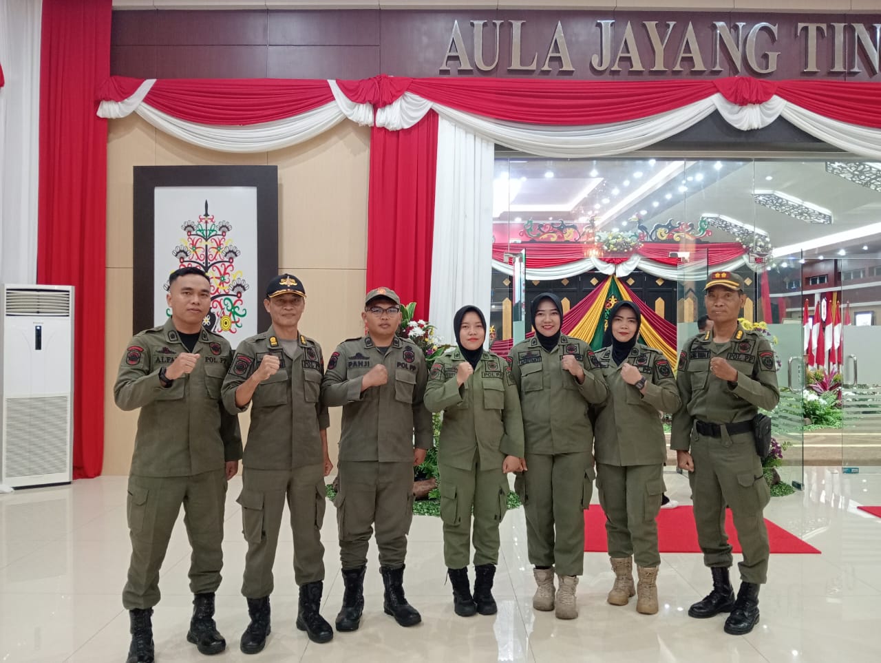 Satpol PP Kalteng Amankan Sertijab dan Ramah Tamah Gubernur Kalteng