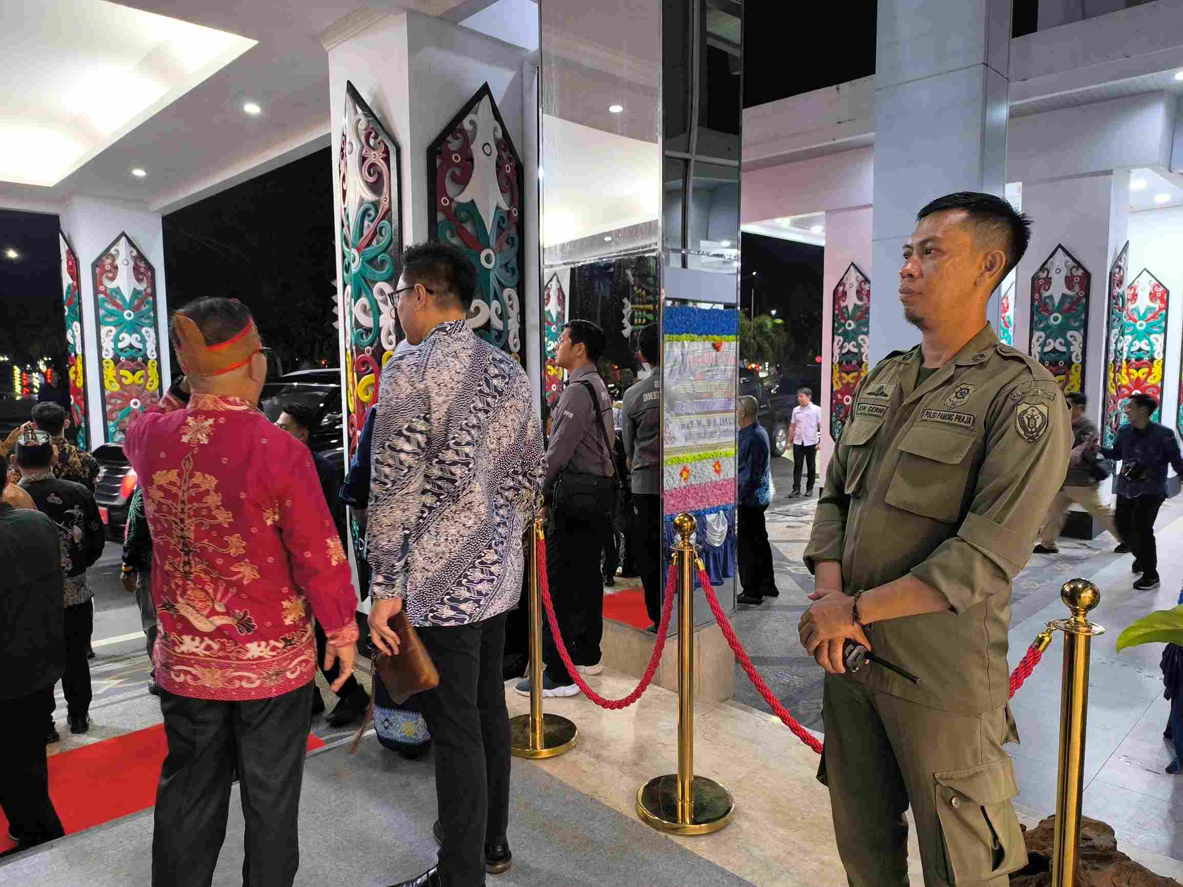 Satpol PP Kalteng Amankan Sertijab dan Ramah Tamah Gubernur Kalteng