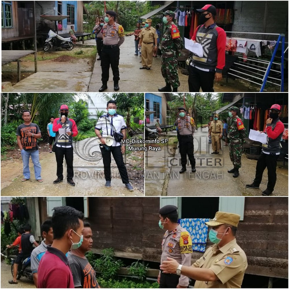 Tripika Kecamatan Murung Sosialisasi Pencegahan Covid-19 Di Desa Dirung Dan Malasan