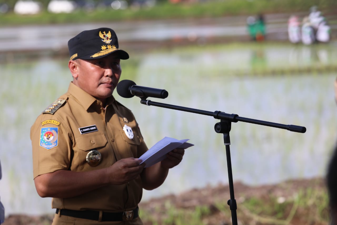 Gubernur Kalteng Dampingi Sejumlah Menteri Tinjau Kawasan Food Estate di Dadahup, Kapuas