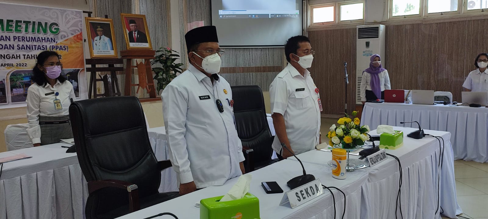 Pj. Sekda Buka Kick Off Meeting Program Pembangunan Perumahan, Permukiman, Air Minum dan Sanitasi Prov. Kalteng Tahun 2022