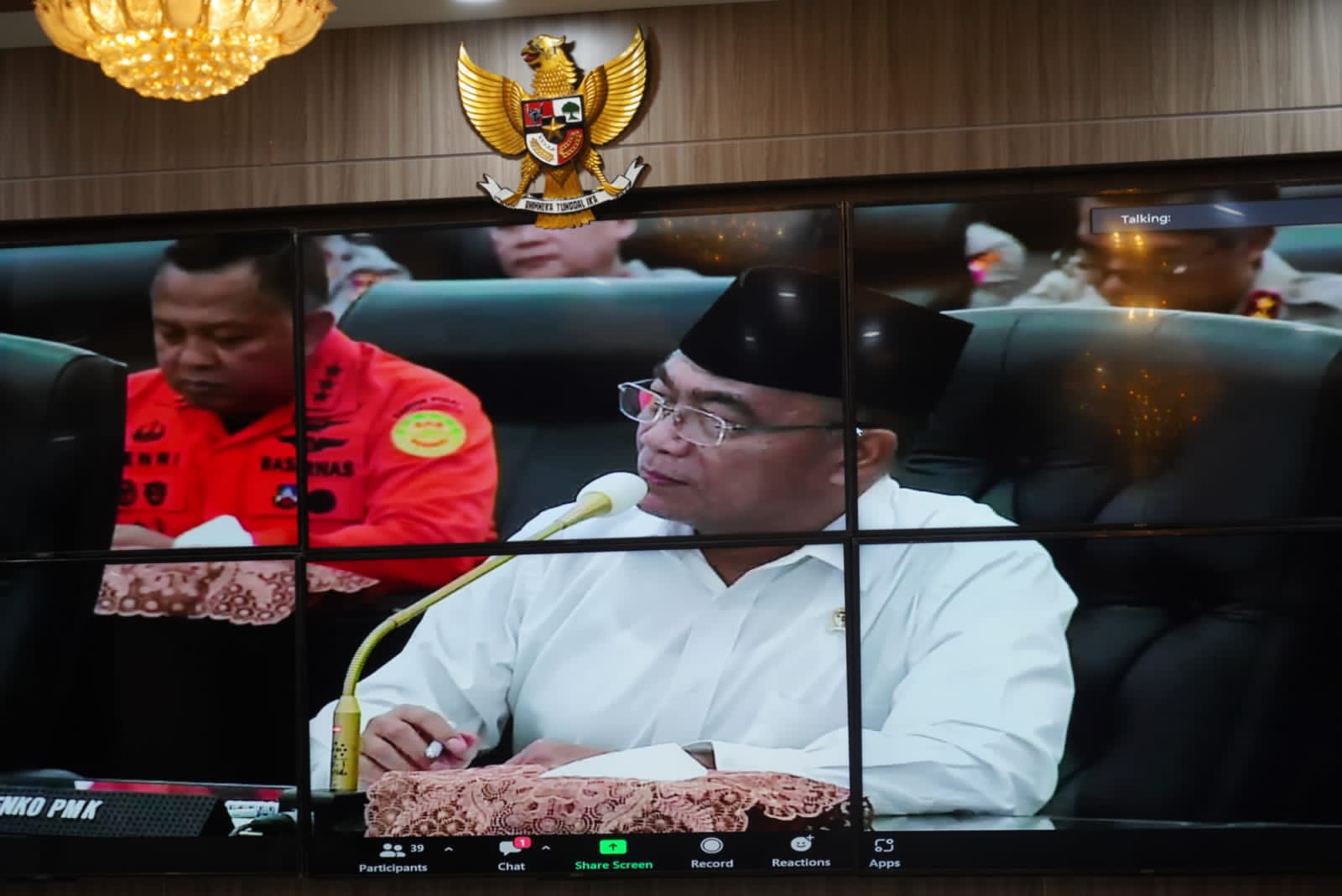 Pemprov Kalteng Ikuti Rapat Koordinasi Lintas Sektoral dengan Mabes Polri Bersama Kementerian/Lembaga Tentang Kesiapan Pengamanan Idul Fitri 1444H/2023M