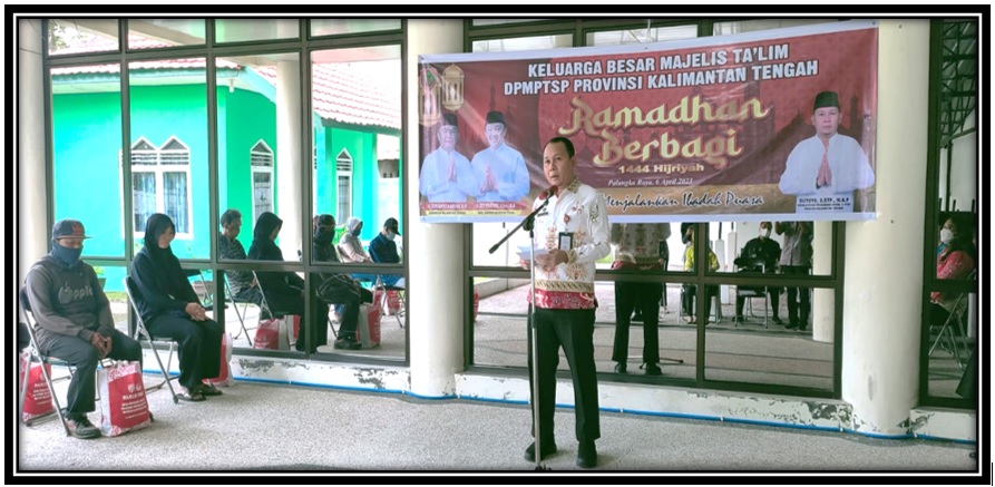 Majelis Taklim DPMPTSP Prov. Kalteng Gelar Acara Ramadan Berbagi 1444 H